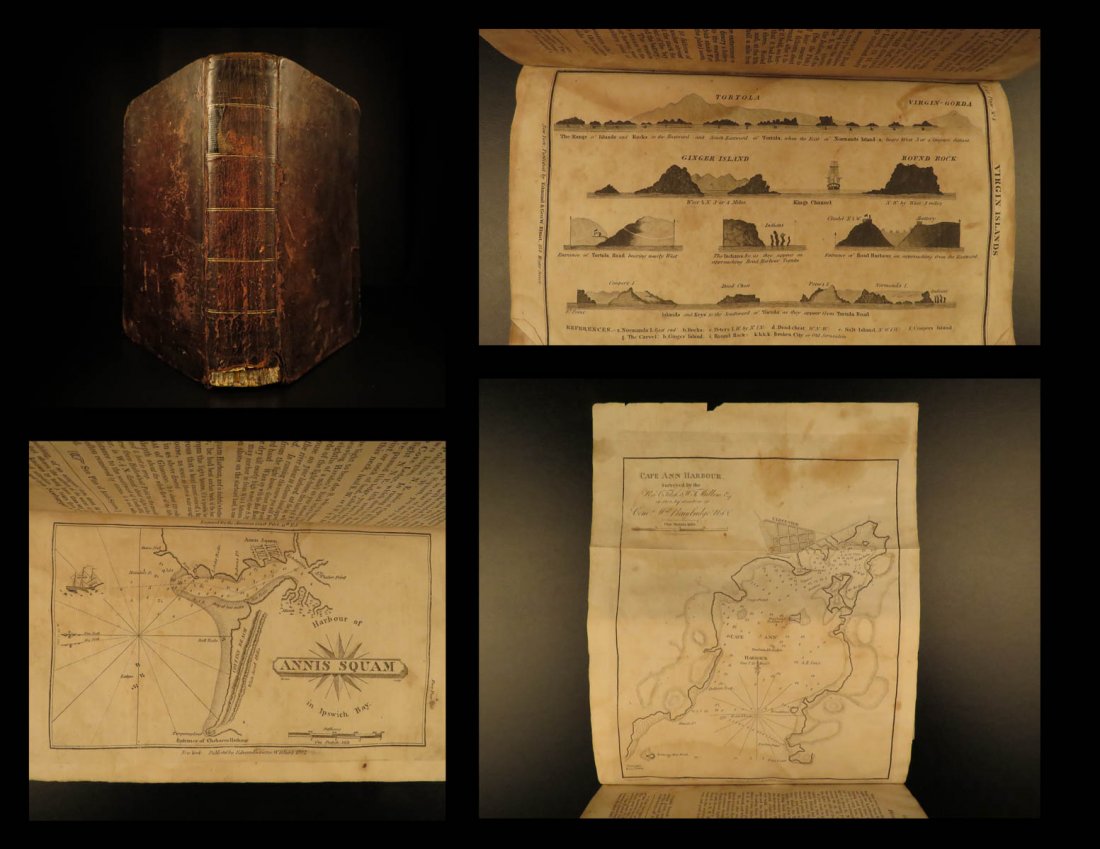 1827 American Coast Pilot by Blunt MAPS Nautical Guide (1 of 10)