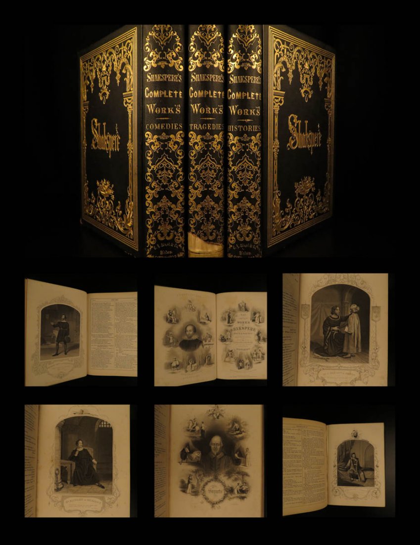 1850 Shakespeare Plays Tragedies Romeo & Juliet Hamlet (1 of 10)