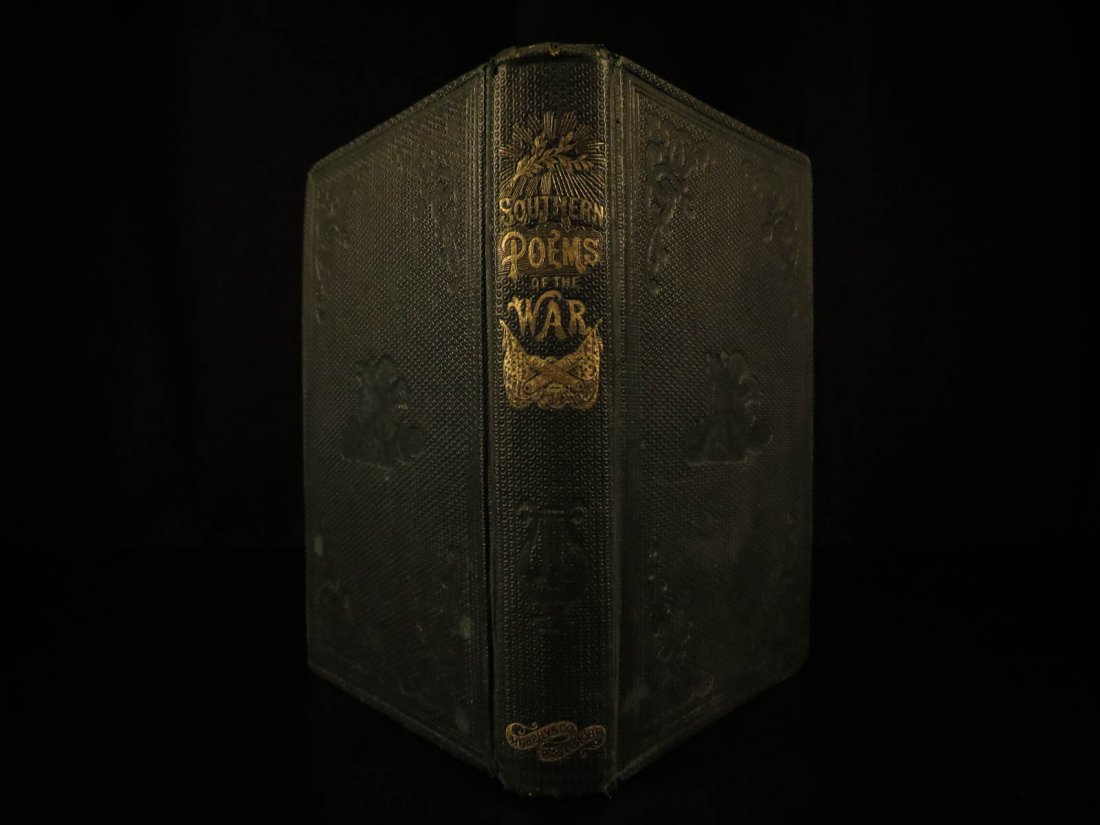1867 1st ed Civil War Southern Poems of Emily Mason (1 of 10)