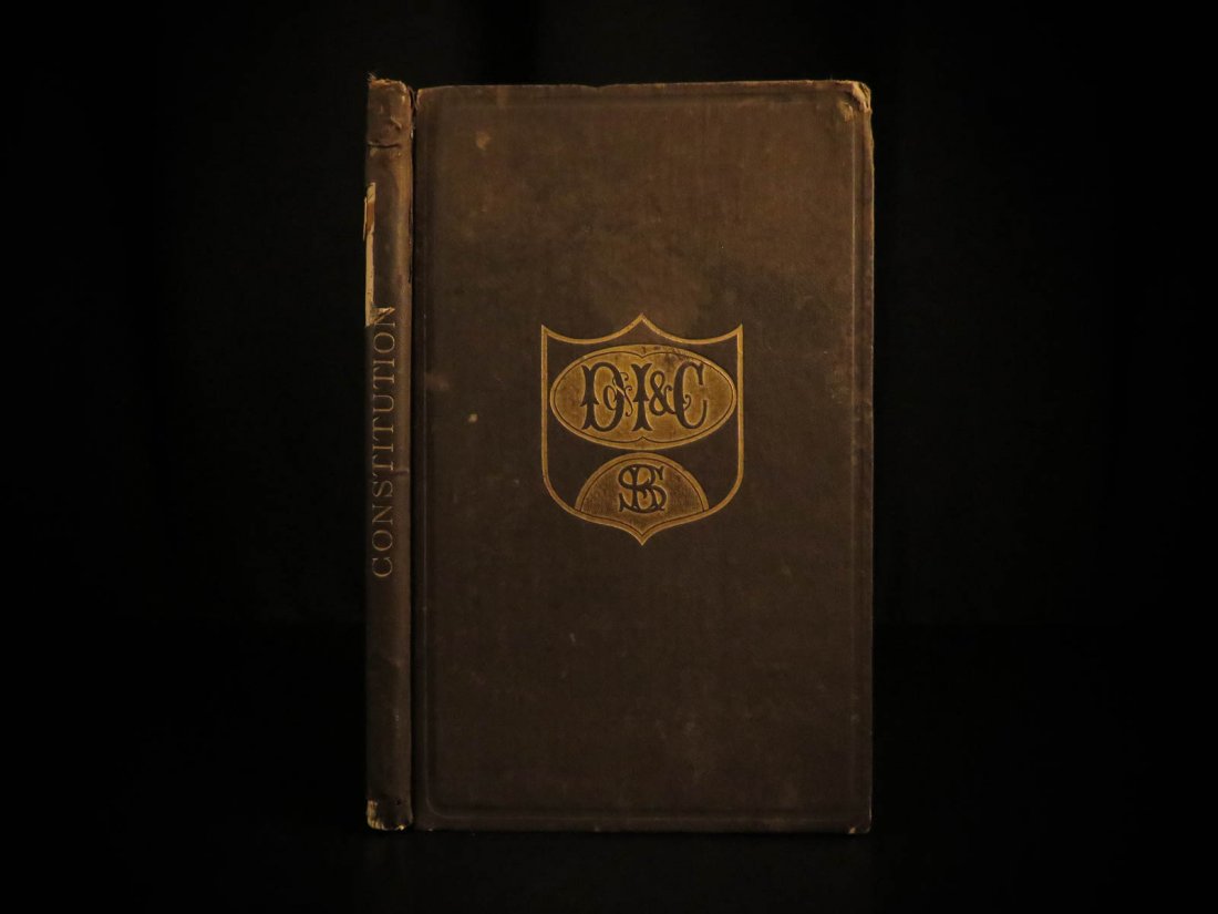 1870 US Constitution w/ 15th Amendment Americana (1 of 10)