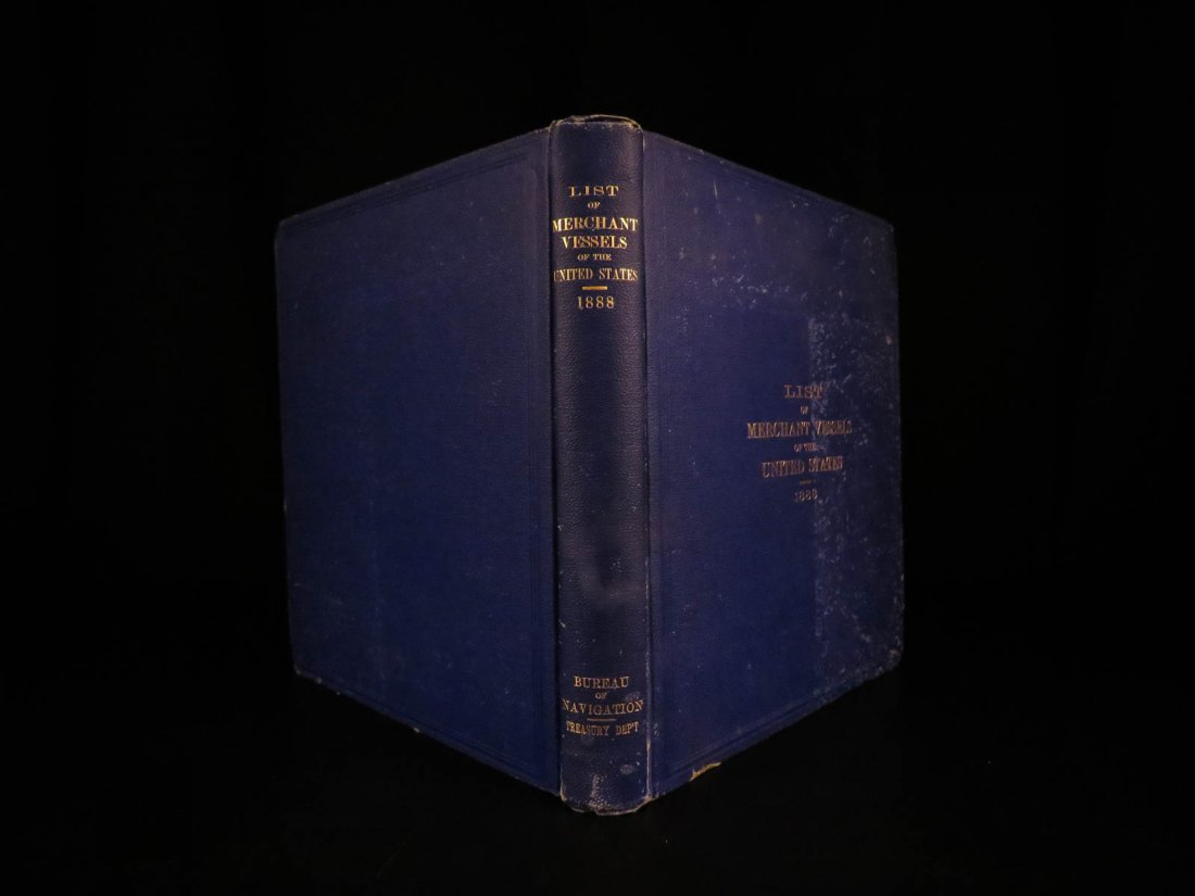 1889 US Trade Ships Commerce Flags Naval Maine Captain (1 of 10)