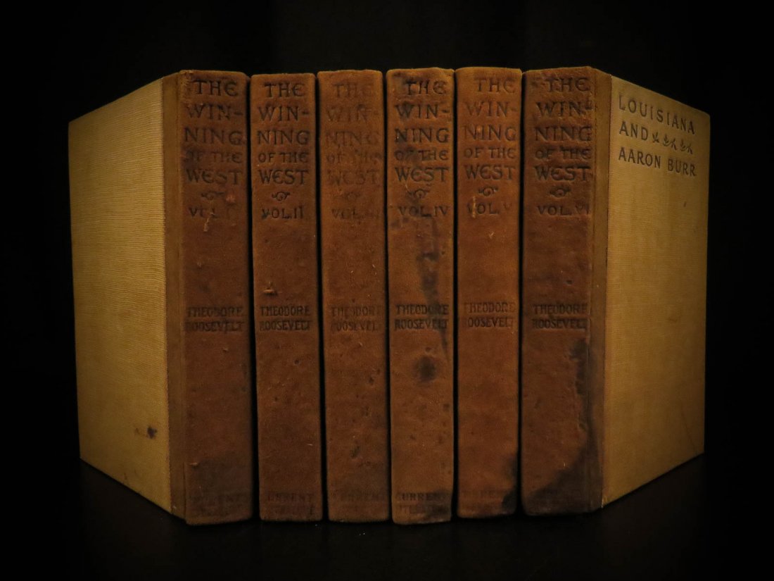 1906 RARE Theodore Roosevelt Winning of the West (1 of 10)