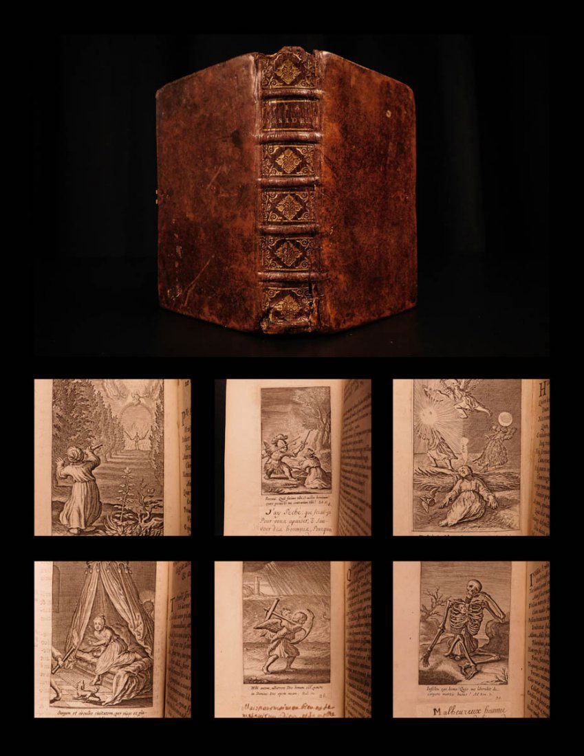 1659 Emblems Pia Desideria Emblemata Illustrated Pope (1 of 10)