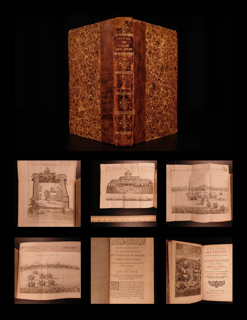 1754 Renneville East India Company Voyages Indonesia: 1754 Renneville East India Company Voyages Indonesia Amboyna Massacre Illustrated René Auguste Constantin de Renneville was a 17th-century French historical writer who published a number of works on 