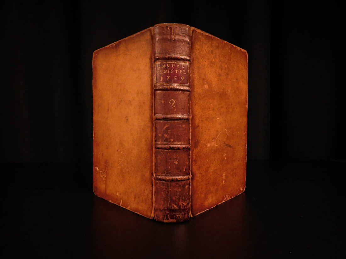 1759 Annual Register Americana French & Indian War (1 of 10)