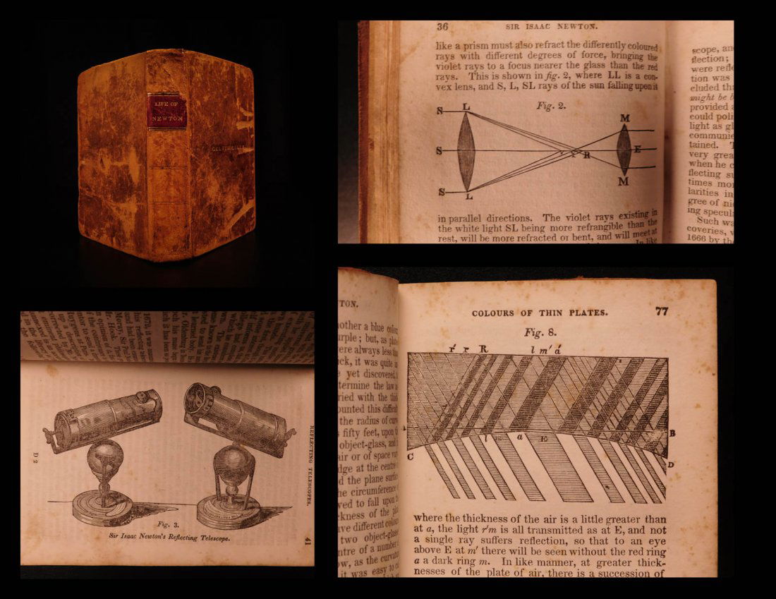1831 1st ed Life of Isaac Newton by David Brewster (1 of 10)