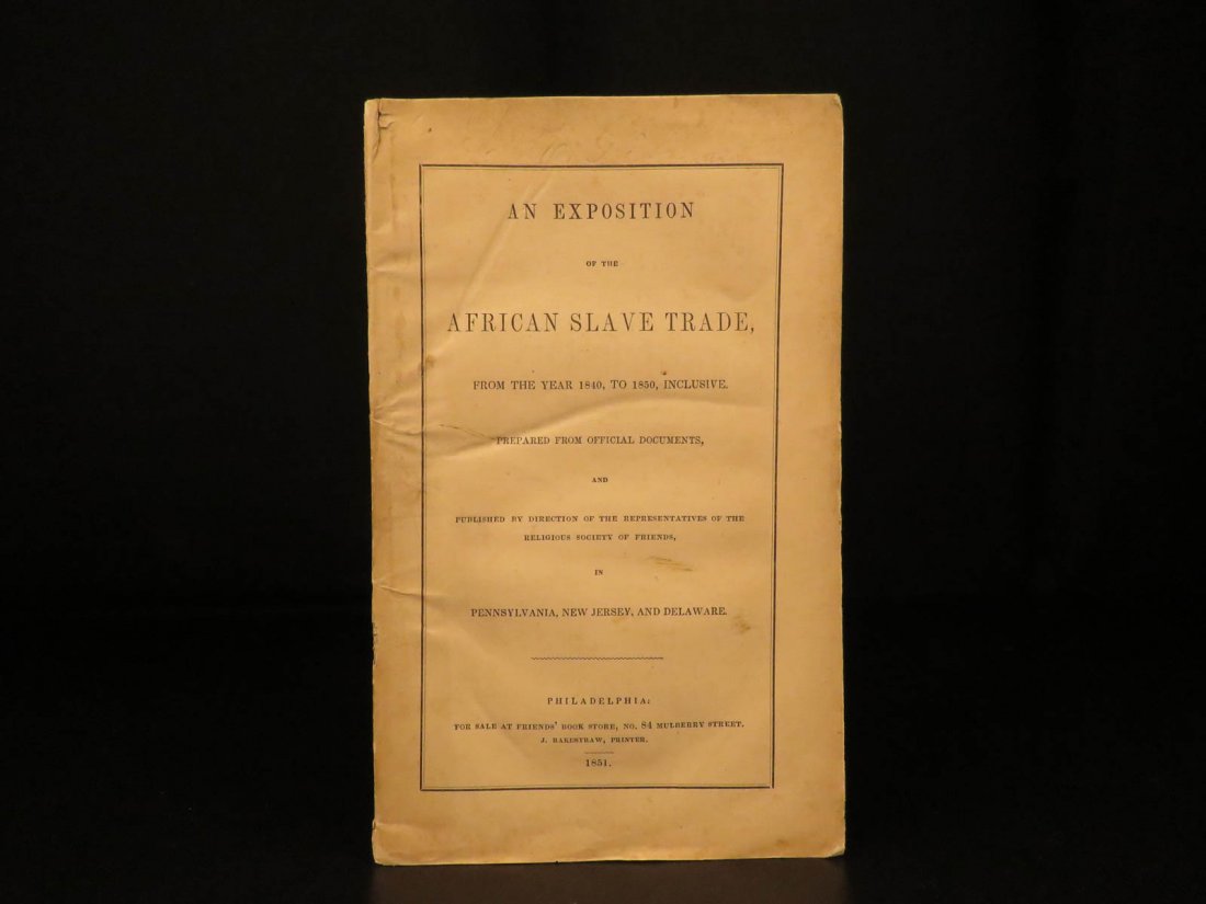 1851 1ed Exposition of African Slave Trade Abolitionist (1 of 9)
