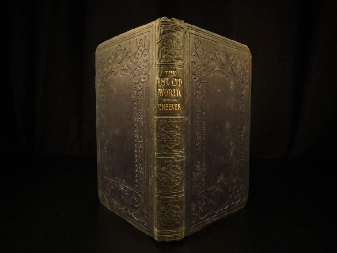 1859 Island World of the Pacific Inspiration MOBY DICK: 1859 Island World of the Pacific Cheever Inspiration for MOBY DICK Illustrated Melville Henry Cheever was a 19th-century American author who is often considered one of the best writers of sea adventur