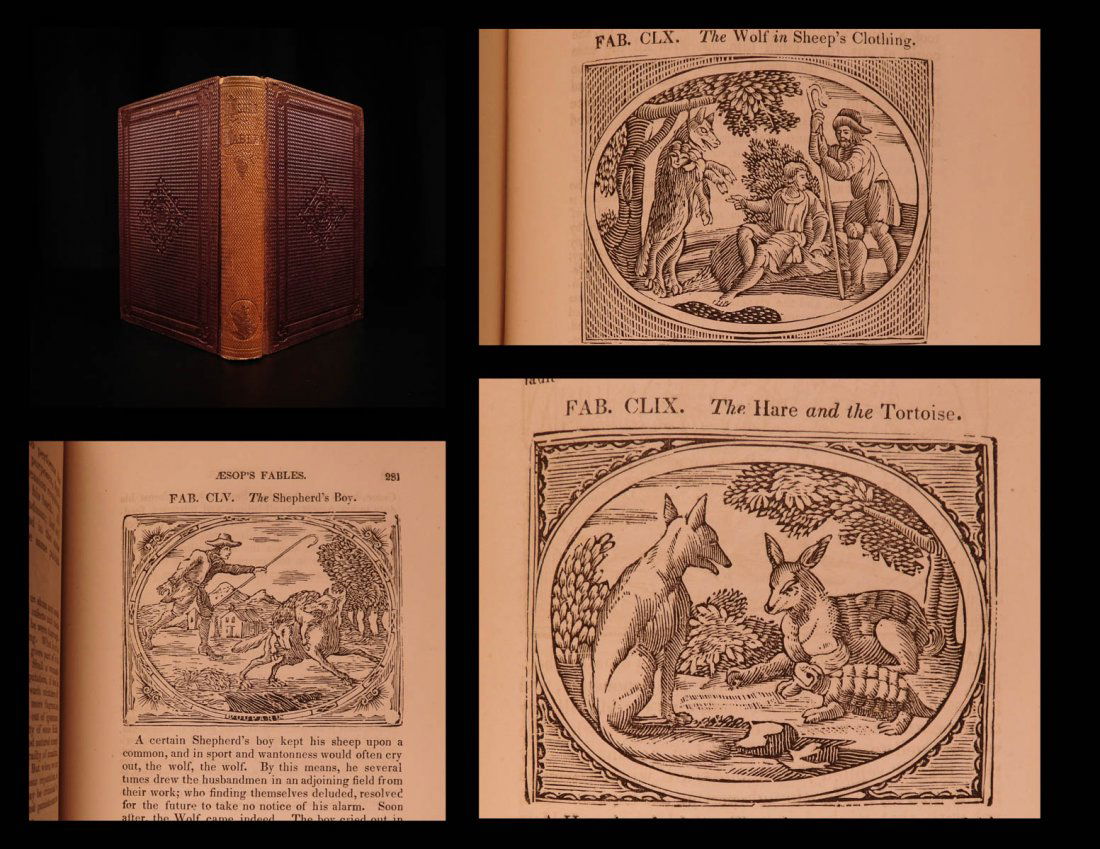 1863 IMPORTANT PROVENANCE Aesop’s Fables Mythology (1 of 10)