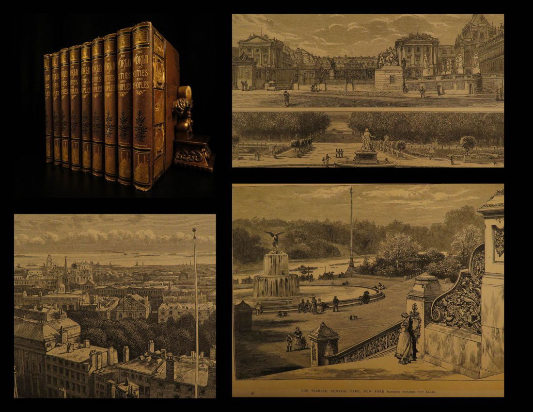 1886 Cities of the World Illustrated Geography ASIA (1 of 10)