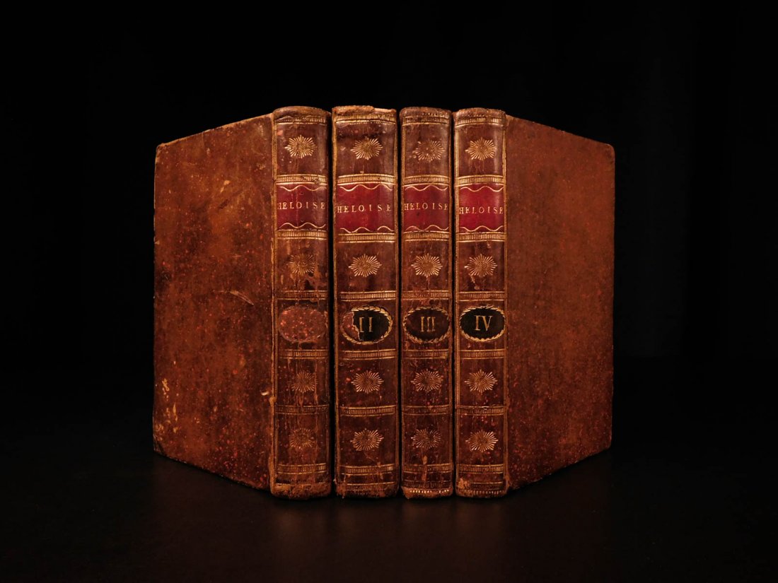 1780 Jean-Jacques Rousseau Heloise Julie BANNED Book (1 of 10)