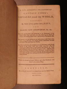 1786 VERY RARE Voyages of Captain James Cook Hawaii: 1786 VERY RARE Voyages of Captain James Cook Hawaii Pacific Australia New Zealand “Remember, the greater the opportunity, the fewer are those who see it.” – James Cook James Cook was an 18th-cen