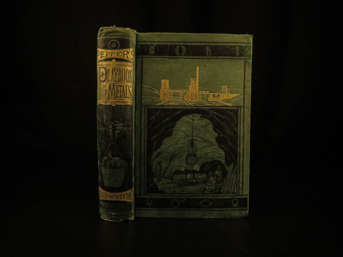 1880 Playbook of Metals GOLD Mining Illustrated Lead (1 of 10)