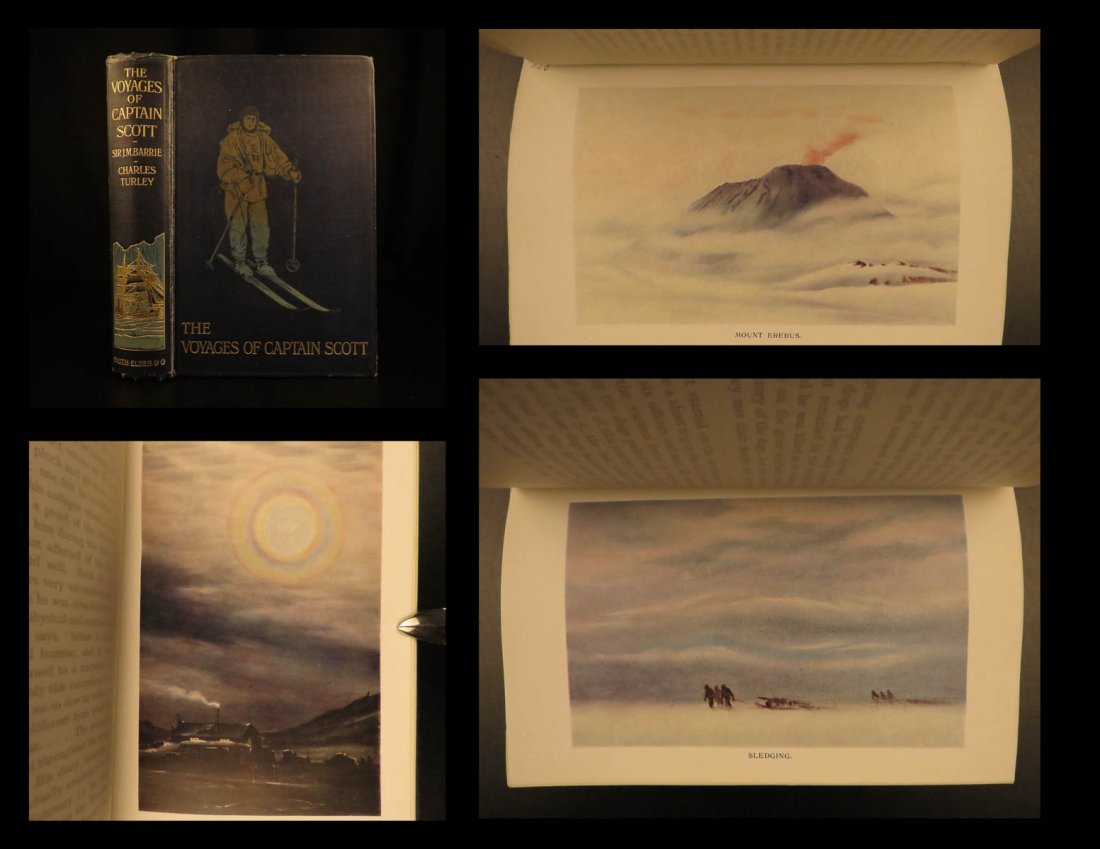 1914 1ed Arctic Voyages of Robert Scott Antarctica (1 of 10)