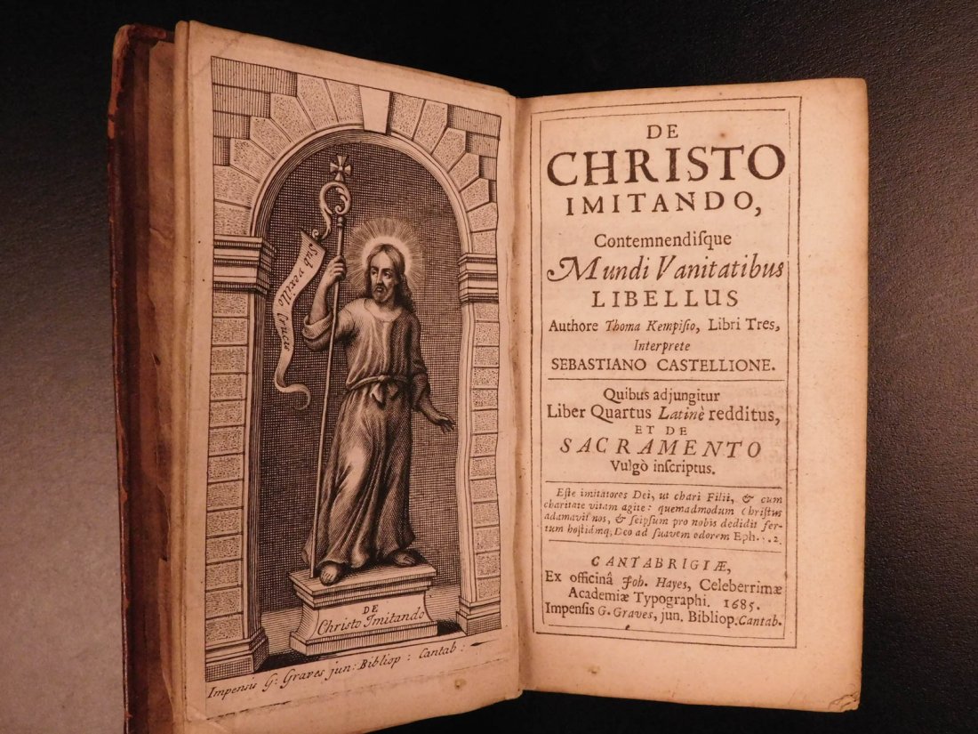 1685 Imitation Christ Thomas Kempis 1st Cambridge Ed (1 of 11)