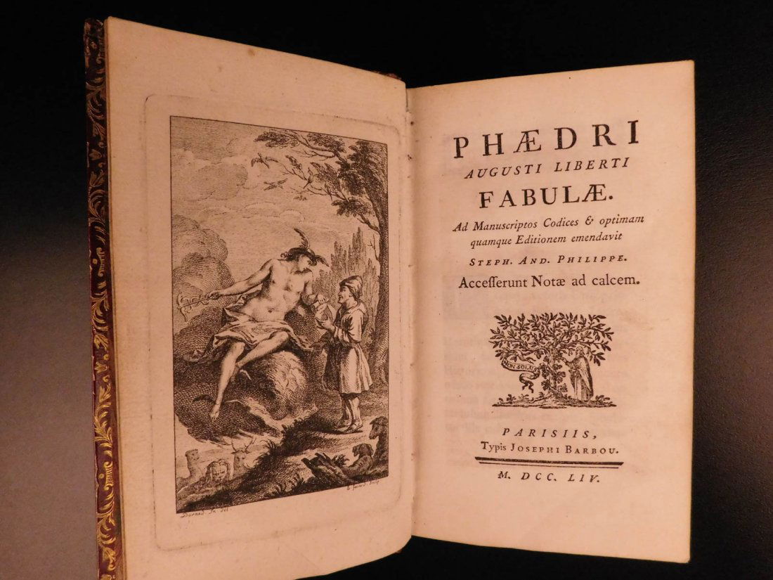 1754 Phaedrus Fables Aesop Greek Literature Stoic (1 of 10)
