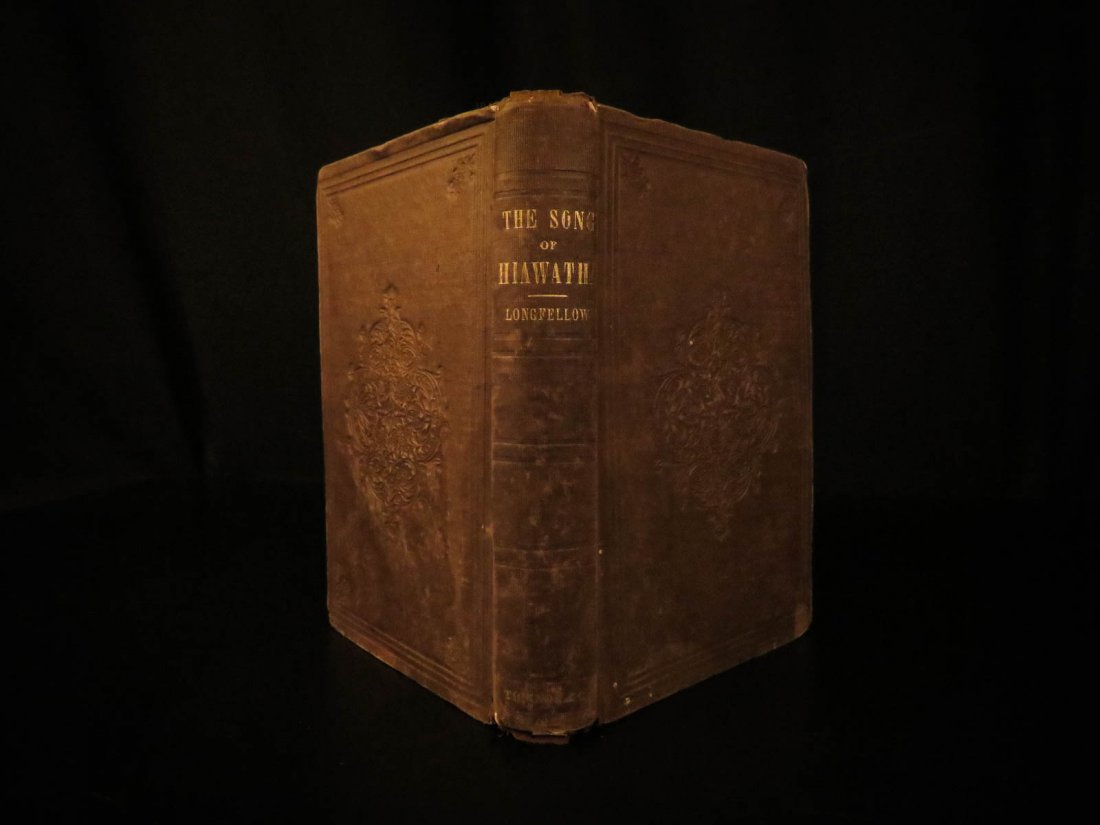 1855 1ed 1st printing Song of Hiawatha Henry Longfellow (1 of 14)