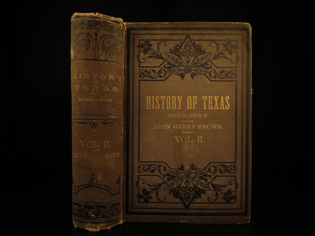 1893 History of TEXAS Civil War Indians Mexico Alamo (1 of 10)