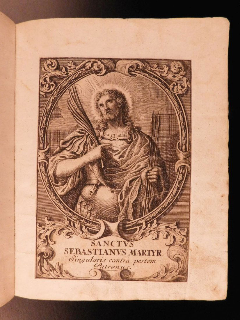 1702 Saint Sebastian Life & Miracles Hemer Martyrology (1 of 10)