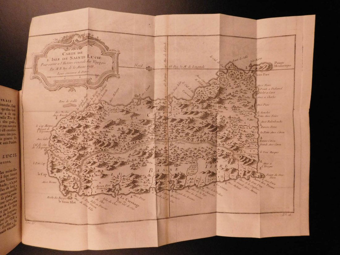 1759 Caribbean Voyages MAPS Martinique Granada PIRATES (1 of 10)