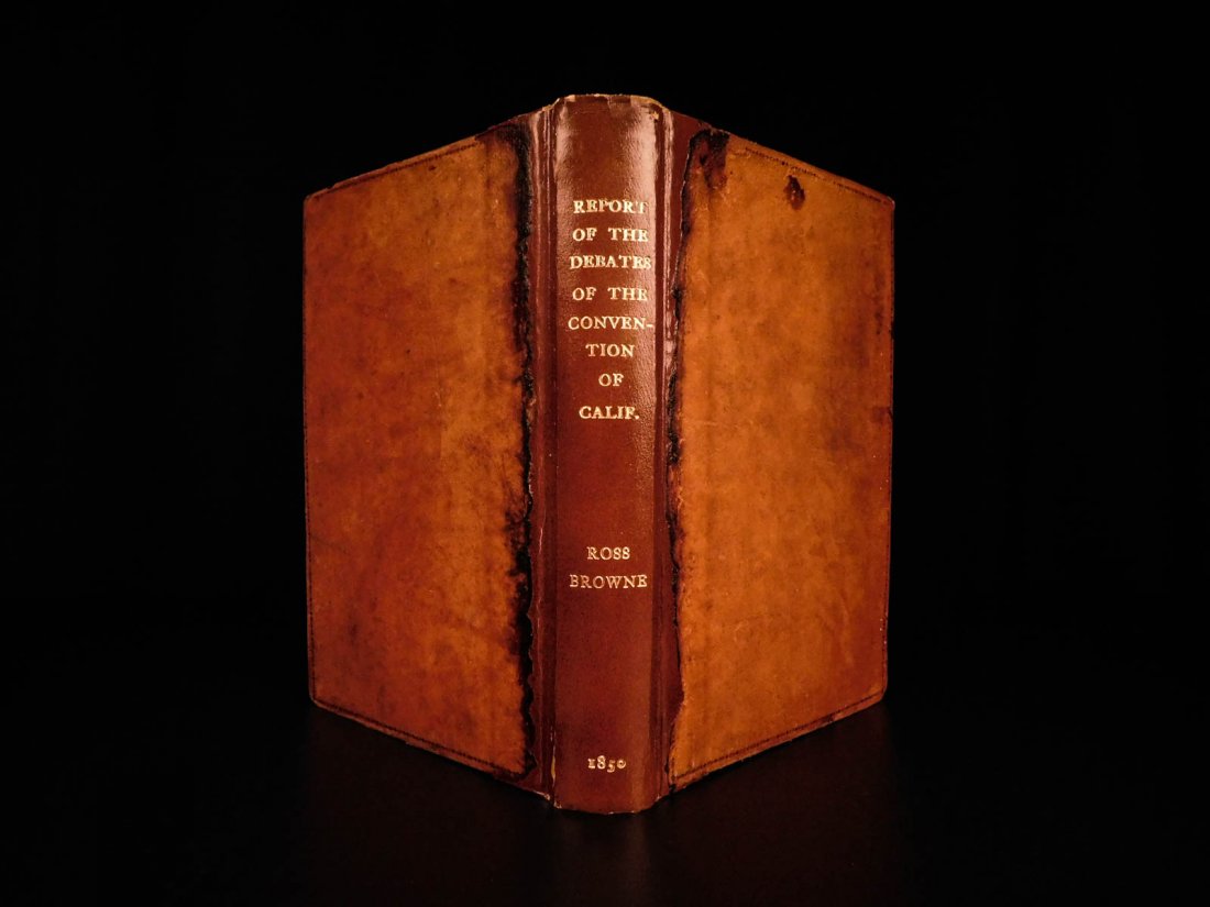 1850 California Convention Report State Constitution (1 of 10)