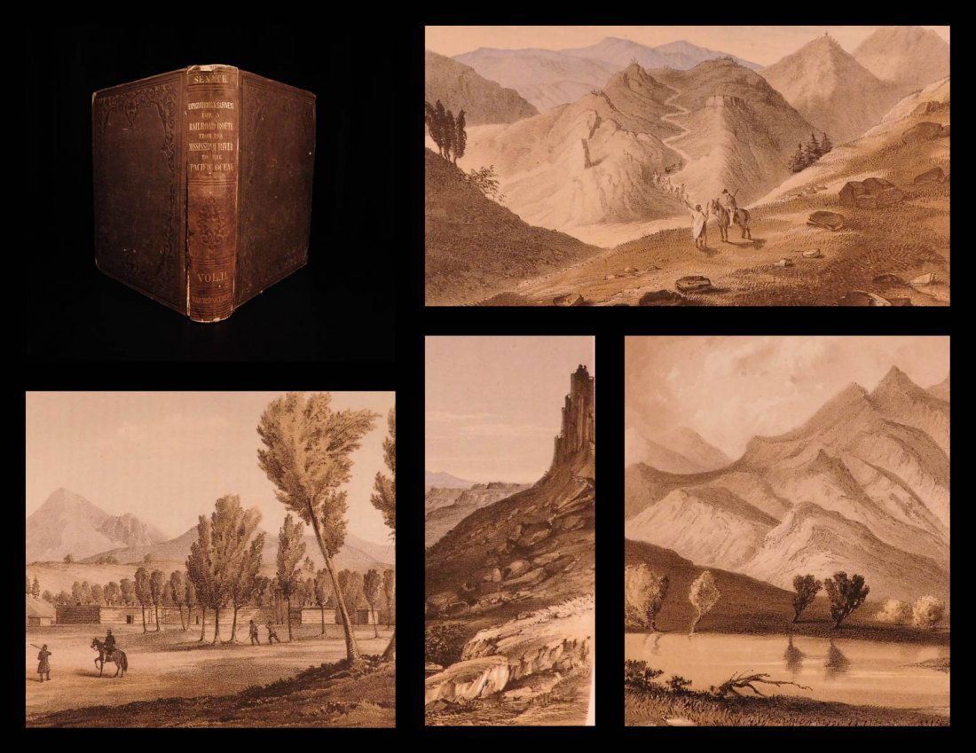 1855 RAILROAD Exploration Surveys Navajo Indians (1 of 10)