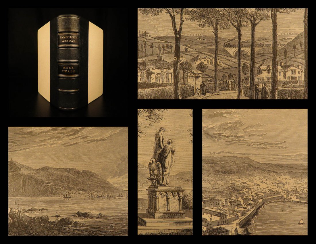1869 1ed Mark Twain Innocents Abroad Illustrated Travel: 1869 1ed Mark Twain Innocents Abroad Illustrated Travel Guide Holy Land “One must travel, to learn.” – Mark Twain, The Innocents Abroad This famous Mark Twain novel, “The Innocents Abroad”, 