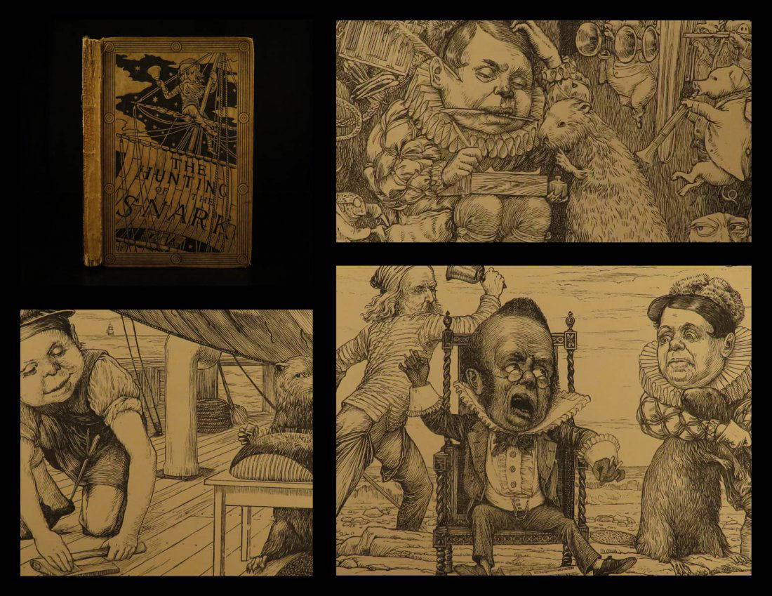 1876 1st ed Hunting of the Snark Lewis Carroll (1 of 10)