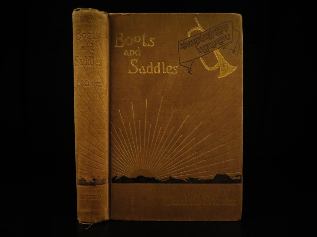 1885 1st ed General George Custer Boots and Saddles (1 of 10)
