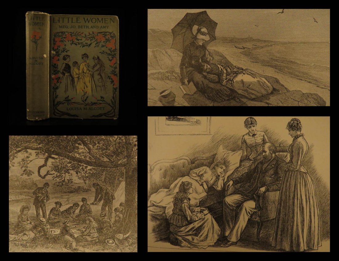 1896 Little Women by Louisa May Alcott Children CLASSIC: 1896 Little Women by Louisa May Alcott Children CLASSIC Civil War Slavery “I am not afraid of storms, for I am learning how to sail my ship.” ― Louisa May Alcott, Little Women Little Women "