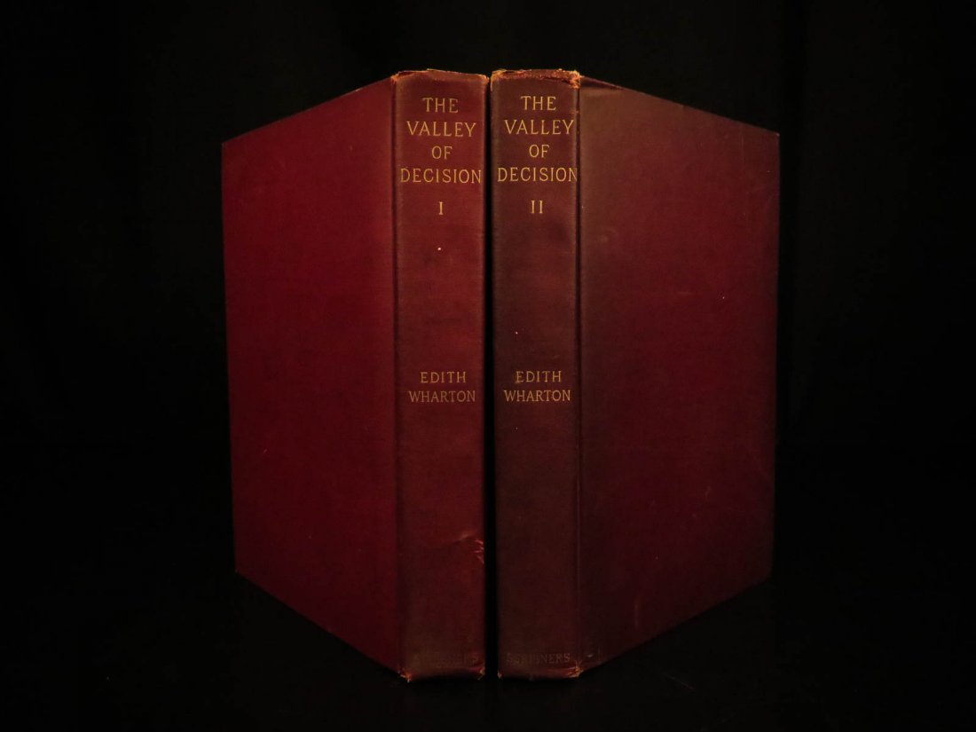 1902 1st/1st Valley of Decision Edith Wharton (1 of 10)