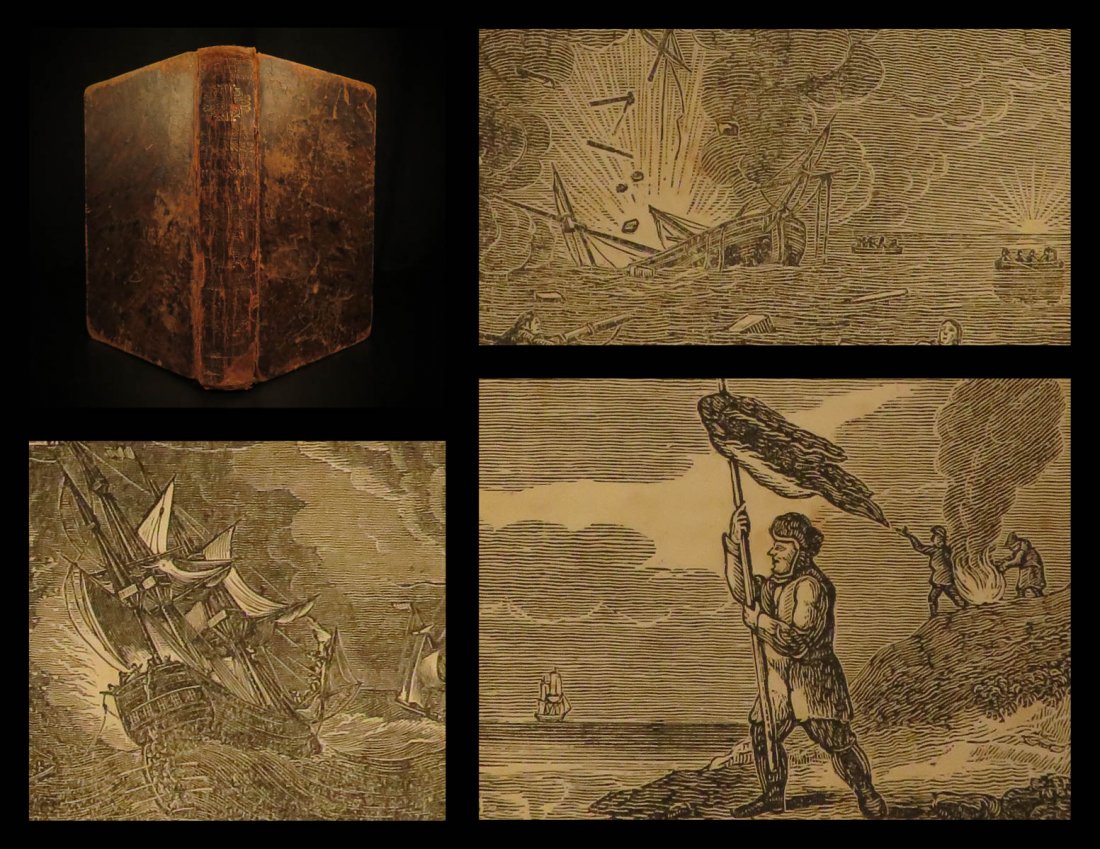 1834 1ed Mariner’s Chronicle PIRATES Shipwreck (1 of 10)