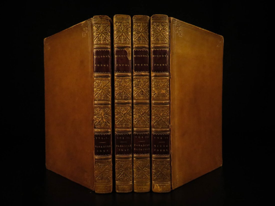 1817 EXQUISITE John Milton Paradise Lost Complete Works (1 of 10)