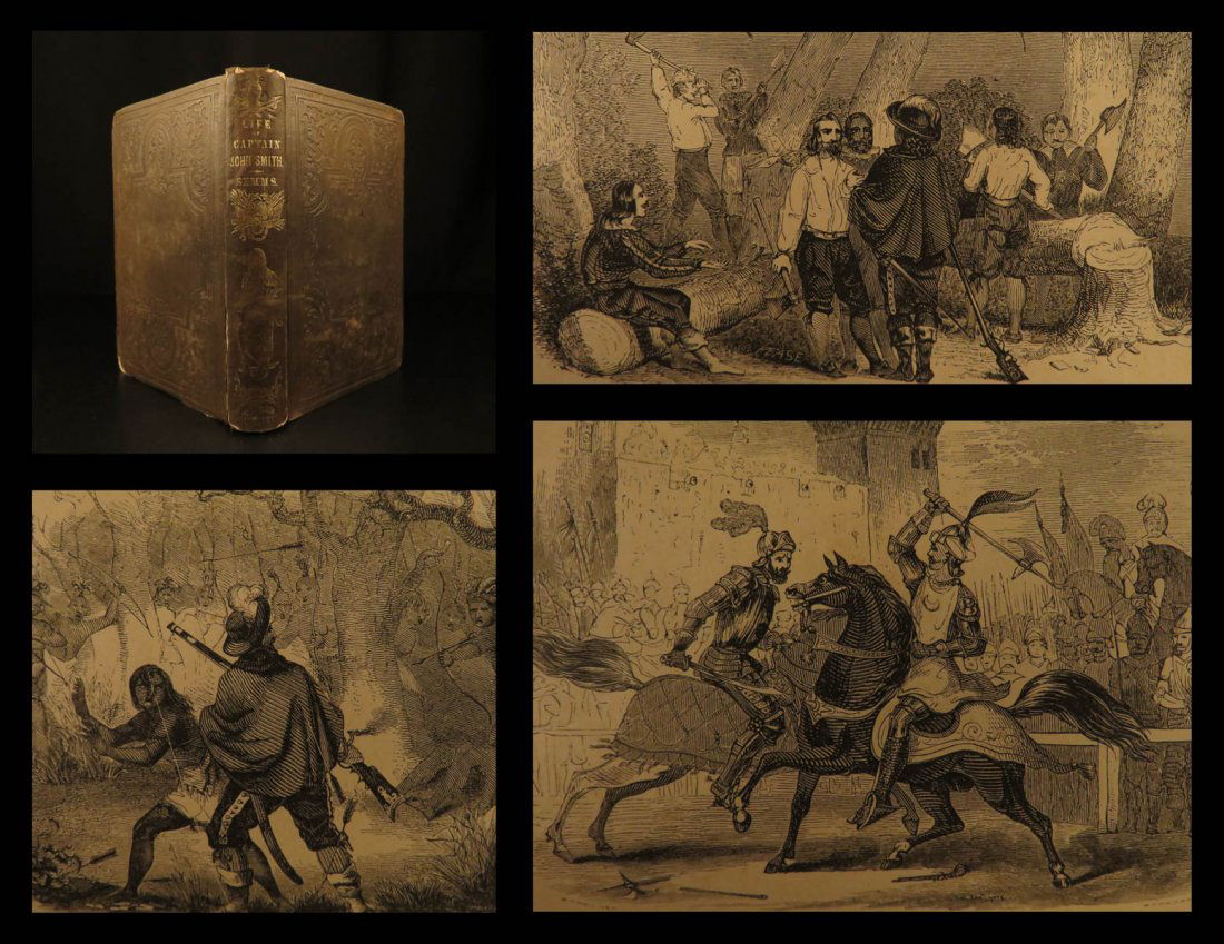 1846 Life of Captain John Smith Indians Americana James (1 of 10)