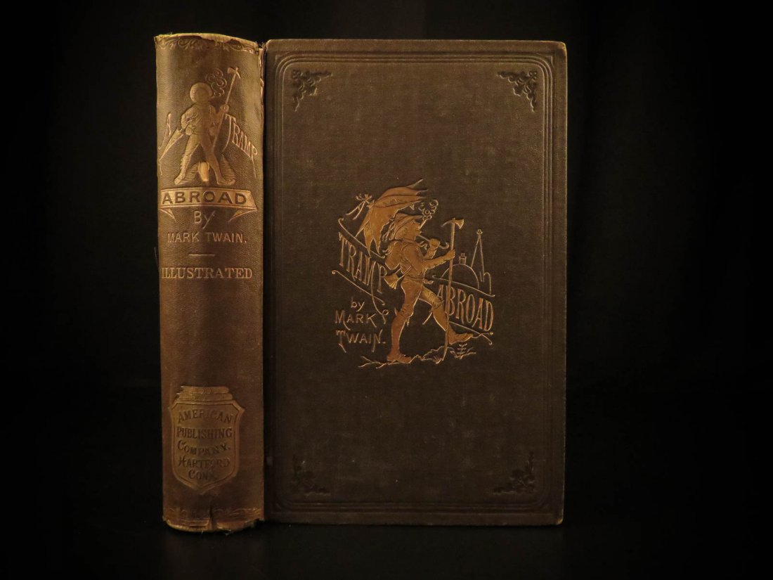 1880 1st Mark Twain A Tramp Abroad Travel Illustrated (1 of 10)