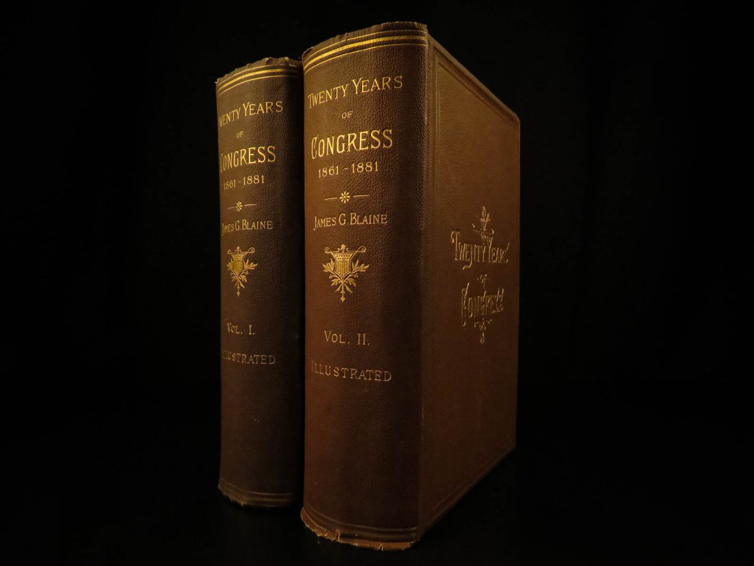 1884 1ed 20 Years of Congress Lincoln Garfield Blaine: 1884 1ed 20 Years of Congress Lincoln Garfield Blaine America Politics President This ‘Twenty Years of Congress’ is the story of James Blaine. He went to Congress as a Republican in 1863. He serve