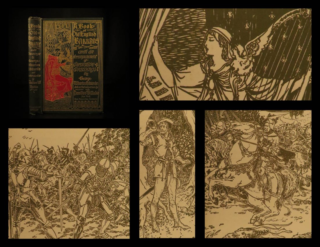 1896 Old English Ballads ROBIN HOOD Folklore (1 of 10)