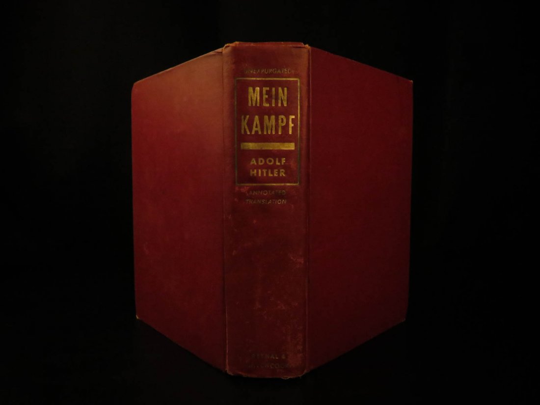 1941 Adolf Hitler MEIN KAMPF World War II Nazi Germany: 1941 Adolf Hitler MEIN KAMPF World War II Nazi Germany Anti-Semitism English ed “The art of reading consists in remembering the essentials and forgetting non-essentials.” ― Adolf Hitler, Mei