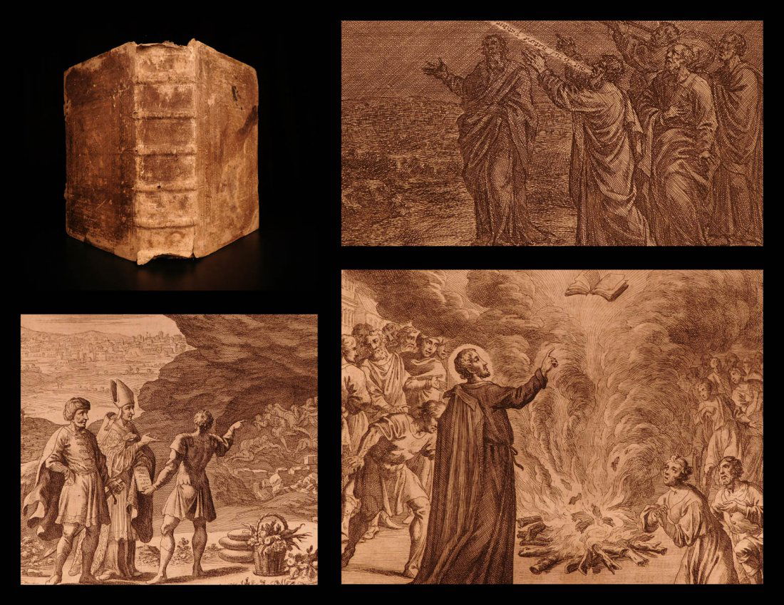 1705 ENORMOUS Ribadeneira Lives of Saints Jesuit Martyr (1 of 10)