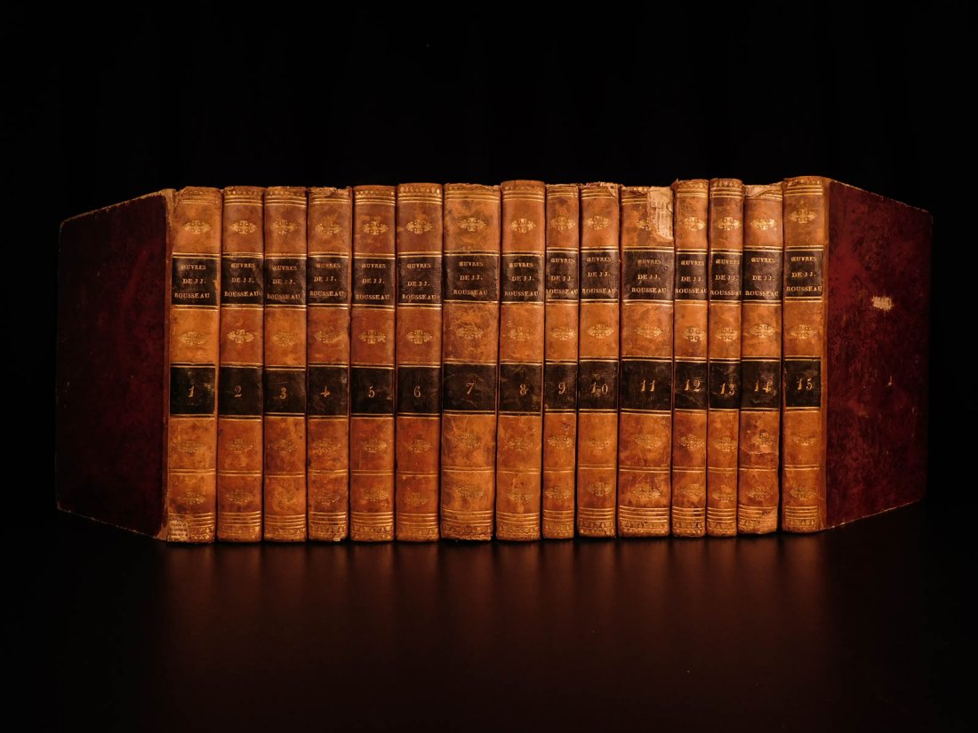 1790 Jean-Jacques Rousseau French Literature Emile (1 of 10)