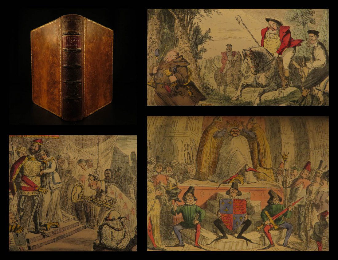1864 Comic History of England Satire Literature John (1 of 10)