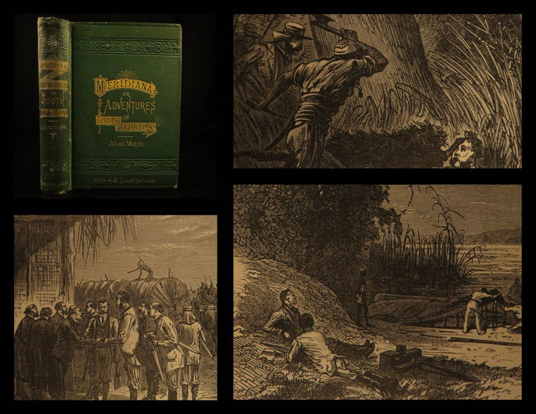 1874 1ed Jules Verne Meridiana Africa Adventure Voyage (1 of 10)