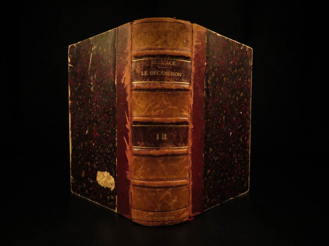 1879 Decameron Giovanni Boccaccio French Black Death: 1879 Decameron Giovanni Boccaccio French Black Death Bubonic Plague Medieval “Human it is to have compassion on the unhappy” ― Giovanni Boccaccio ‘The Decameron’ is one of the most famou