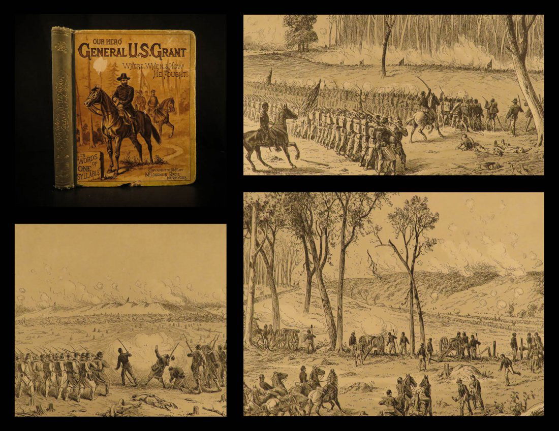 1885 Our Hero General US Grant Civil War Pollard (1 of 10)