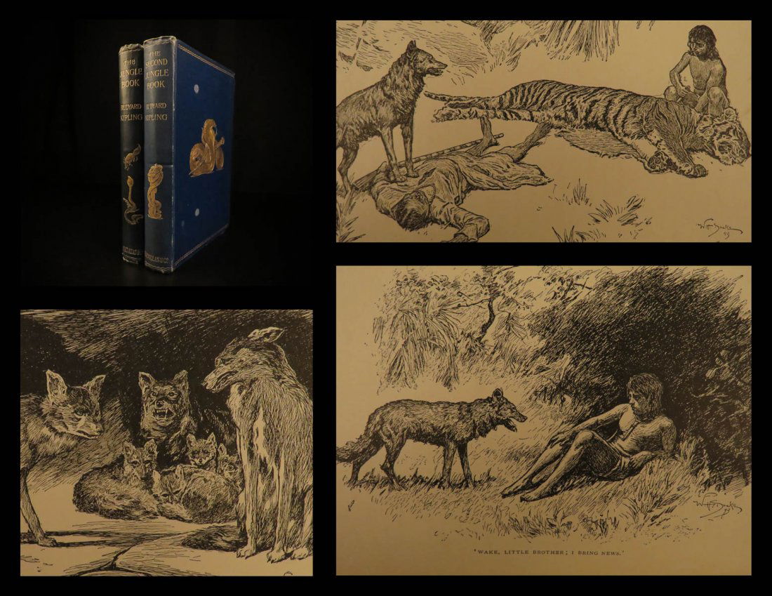 1894 1ed The Jungle Books Rudyard Kipling Children’s (1 of 10)