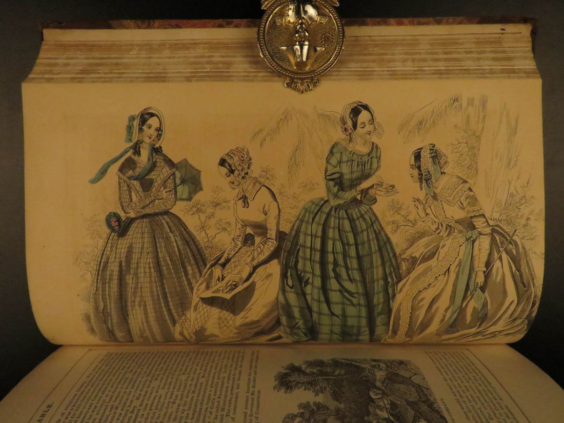 1843 FASHION Godey’s Lady’s Book American Magazine (1 of 10)