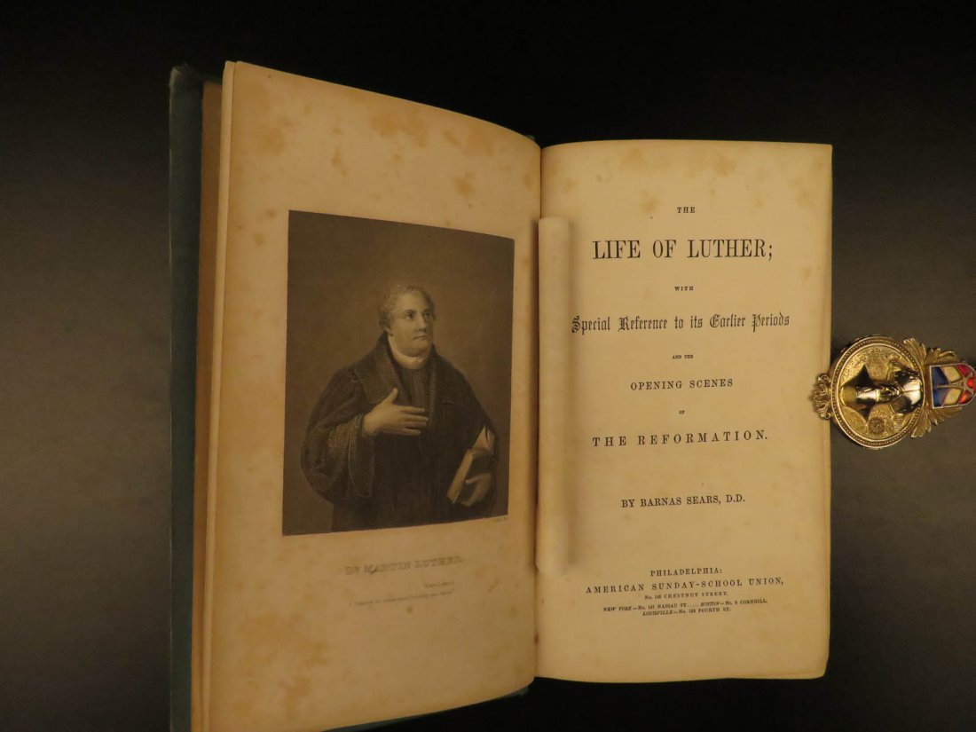 1850 Martin Luther Sears Protestant Reformation: 1850 Martin Luther Sears Protestant Reformation Excommunication Illustrated MAP Barnas Sears’s biography of Martin Luther, ‘Life of Luther,’ is a historic and comprehensive biography of early Ch
