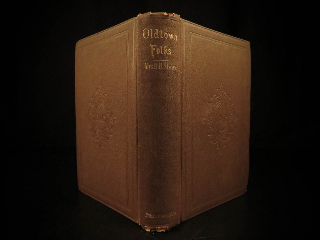 1869 1ed Harriet Beecher Stowe Oldtown Folks American (1 of 10)