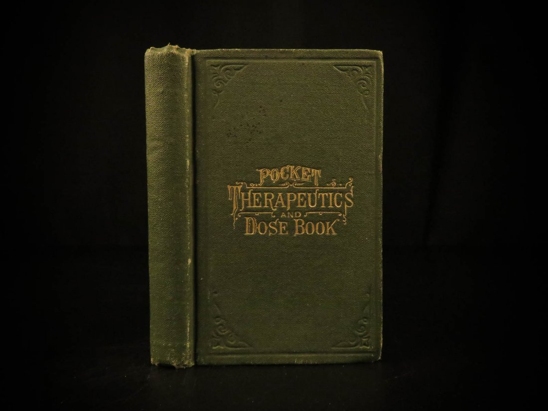 1882 Pocket Therapeutics Dose Book Medicine (1 of 10)