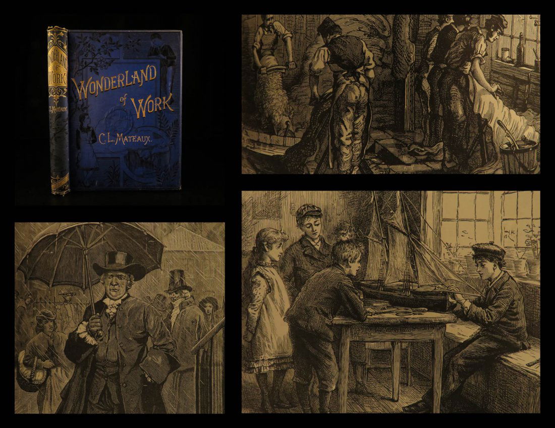 1883 Victorian TRADES Wonderland of Work Artisan Crafts (1 of 10)